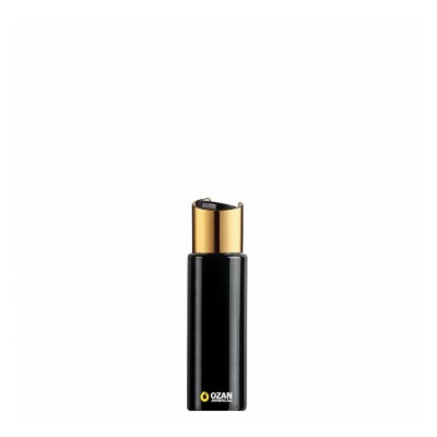50 ml Toptan Siyah Silindir Pet �i�e Gold Siyah Disctop Kapak