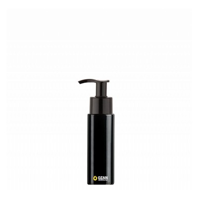 50 ml Toptan Siyah Silindir Pet �i�e Siyah Losyon S�v� Sabun Pompas�
