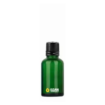 50 ml Ye�il Cam �i�e Euro Siyah Kilitli ��ten Damlal�k