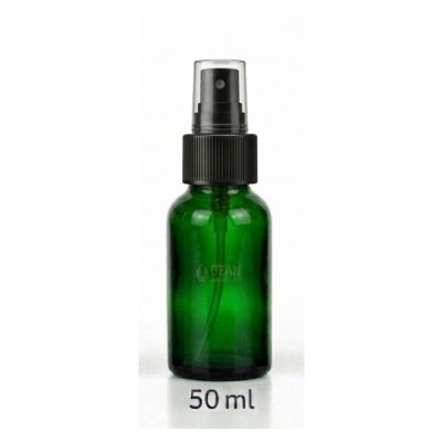 50 ml Ye�il Cam �i�e Siyah Parmak Sprey