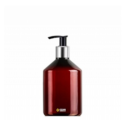 500 ml Toptan Amber Konik Pet �i�e G�m�� Siyah Losyon S�v� Sabun Pompas�