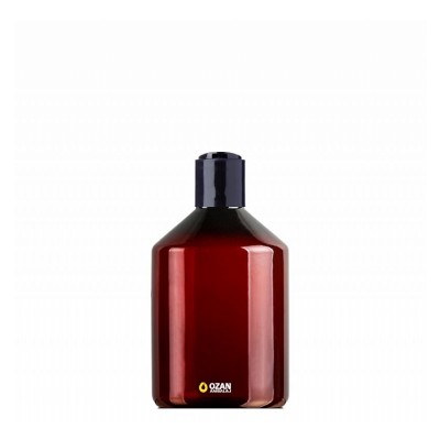 500 ml Toptan Amber Konik Pet �i�e Siyah Disctop
