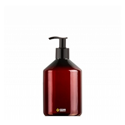 500 ml Toptan Amber Konik Pet �i�e Siyah Losyon S�v� Sabun Pompas�