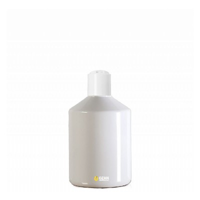 500 ml Toptan Beyaz Konik Pet �i�e Beyaz Disctop