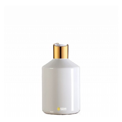 500 ml Toptan Beyaz Konik Pet �i�e Gold Beyaz Disctop
