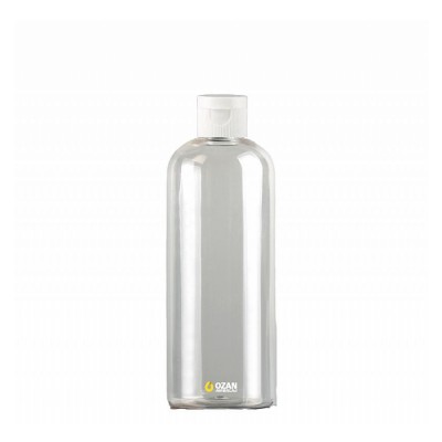 500 ml Toptan �effaf Pet �i�e Beyaz Fliptop Kapak