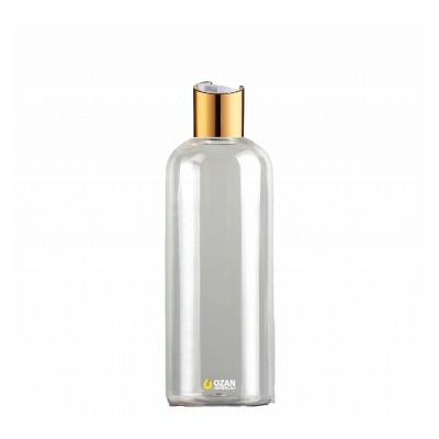 500 ml Toptan �effaf Pet �i�e Gold Beyaz Disctop