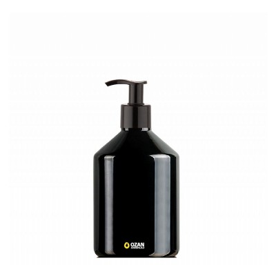500 ml Toptan Siyah Konik Pet �i�e Siyah Losyon S�v� Sabun Pompas�