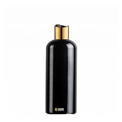 500 ml Toptan Siyah Pet �i�e Gold Siyah Disctop