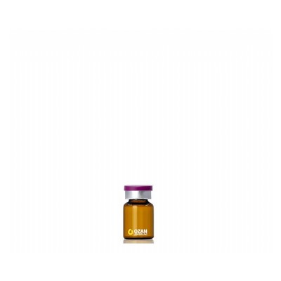 6 ml Amber Cam Flekon Vial Si�e Mor Flipoff Kapak