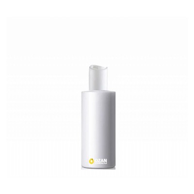 60 ml Beyaz Polietilen �i�e Beyaz Disctop Kapakl� Silindir HDPE �i�e