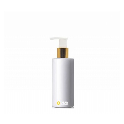 60 ml Beyaz Polietilen �i�e Gold Beyaz Pompal� Silindir HDPE �i�e