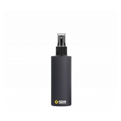 60 ml Siyah Polietilen �i�e Siyah Spreyli Silindir HDPE �i�e