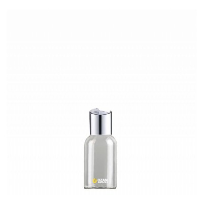 60 ml Toptan �effaf Pet �i�e G�m�� Beyaz Disctop Kapak