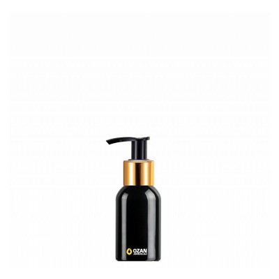 60 ml Toptan Siyah Pet �i�e Gold Siyah Losyon S�v� Sabun Pompas�