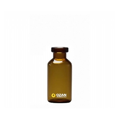 6R 6 ml  Amber Flekon Penisilin Vial �i�e ve Flip Off Kapak