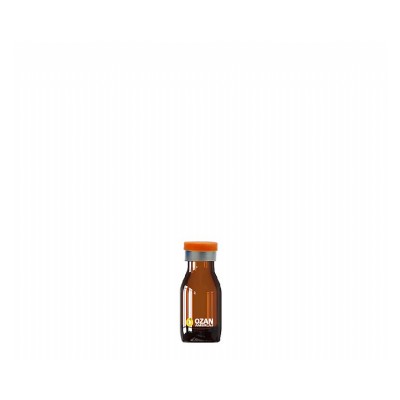 8 ml Amber Penisilin Cam �i�e Turuncu Flip Off Kapak Toptan