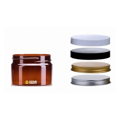 TK 63100 100 ml Amber Pet Kavanoz