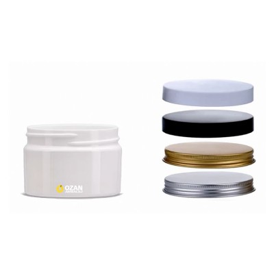 TK 63100 100 ml Beyaz Pet Kavanoz