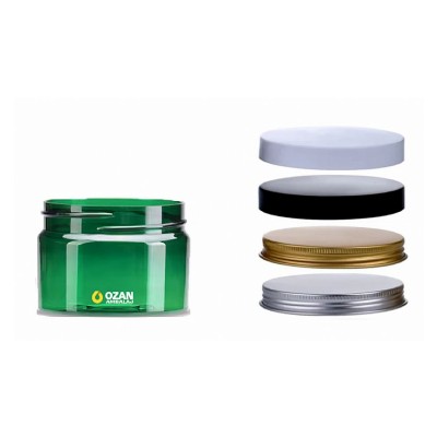 TK 63100 100 ml Ye�il Pet Kavanoz