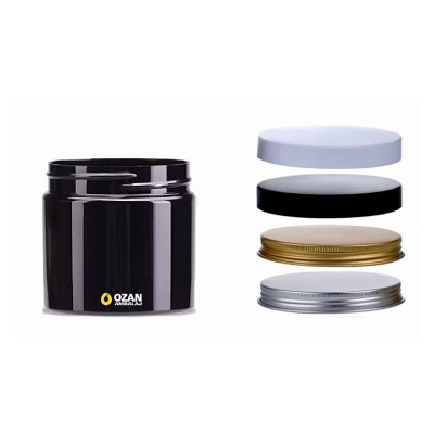 TK 63150 150 ml Siyah Pet Kavanoz
