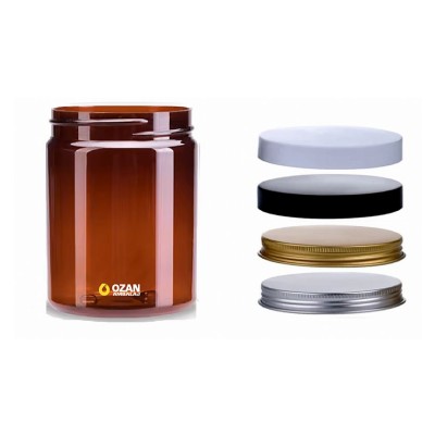TK 63200 200 ml Amber Pet Kavanoz