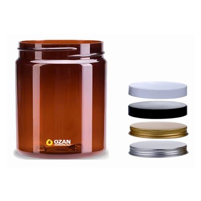 TK 89500 500 ml Amber Pet Kavanoz