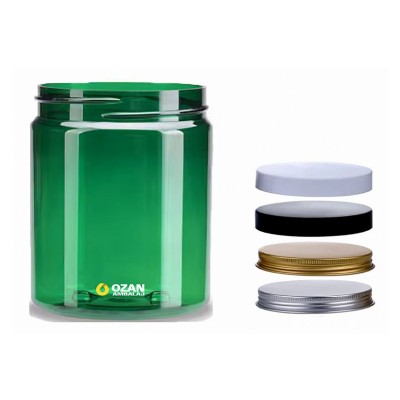 TK 89500 500 ml Ye�il Pet Kavanoz