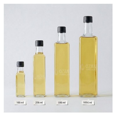 Toptan Sirke �i�esi 250 ml �effaf Marasca Kilitli Kapak