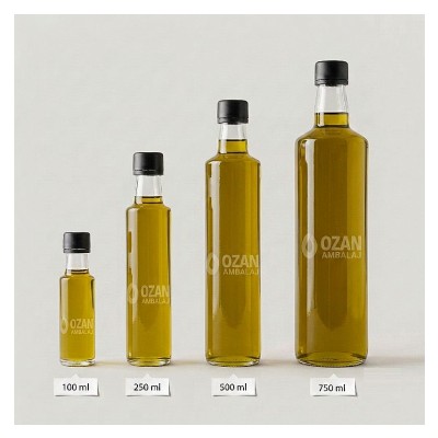 Toptan Sirke �i�esi 500 ml �effaf Dorika Kilitli Kapak