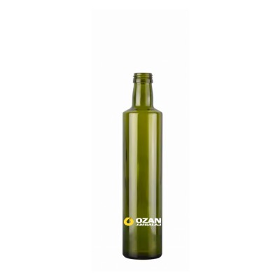 Toptan Zeytin Ya�� �i�esi 500 ml Ye�il Dorika Kilitli Kapak