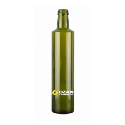Toptan Zeytin Ya�� �i�esi 750 ml Ye�il Dorika Kilitli Kapak