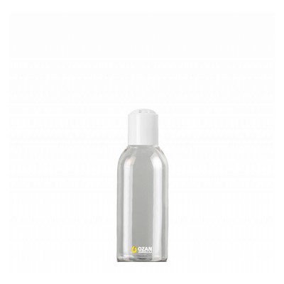 150 ml Toptan �effaf Pet �i�e Beyaz Disctop Kapak